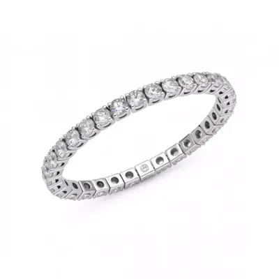 Pulseira Élégance com Diamantes em Ouro Branco 18k